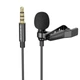 Мікрофон петличний Borofone BFK11 Elegant lavalier 3.5mm (2m) Black - зображення 1