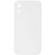 Чохол Silicone Case Square Full Camera Protective (AA) NOLOGO для Apple iPhone XR (6.1") Білий / White - зображення 1