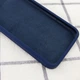 Чохол Silicone Case Square Full Camera Protective (AA) NOLOGO для Apple iPhone XR (6.1") Темно-синій / Midnight blue - изображение 3