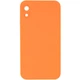 Чохол Silicone Case Square Full Camera Protective (AA) NOLOGO для Apple iPhone XR (6.1") Помаранчевий / Papaya - зображення 1