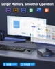 Мини-ПК с процессором Intel N100 4 ядра 16 ГБ ОЗУ 512 ГБ SSD 4K HDMI WiFi 5 серебристый - изображение 4