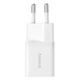 Мережевий зарядний пристрій Baseus GaN5 mini 25 Вт USB-C PD/QC білий - изображение 6