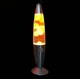 Лава лампа с парафином ночник светильник восковая лампа Magma Lamp парафиновая лампа 35 см Оранжевая - изображение 3