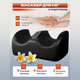 Электрический массажер для ступней ног, икр и стоп Foot Massager с подогревом Черный - изображение 1