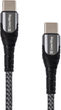 Kabel ColorWay Type-C - Type-C PD Fast Charging 65W 3.0A 2 m Grey (CW-CBPDCC039-GR) - obraz 1