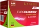 Промо-набор щелочных батареек Euroelectric AAA LR6 1.5V 4 шт x 12 blister (BL-AAA-EE(4)(12)) - изображение 1