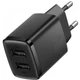 Зарядний пристрій Baseus Compact Charger 2USB 2.1A 10.5W, чорний - зображення 2