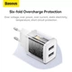 Зарядний пристрій Baseus Compact Charger 2USB 2.1A 10.5W, білий - зображення 10