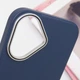 Чехол SGP PC+Leather with MagSafe для Apple iPhone 16 Plus Blue - изображение 4