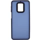 Чохол TPU+PC Lyon Frosted для Xiaomi Redmi Note 9s / Note 9 Pro / Note 9 Pro Max Navy Blue - зображення 2