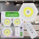 Комплект із трьох світлодіодних LED ламп з дистанційним керуванням D3Z4 підствітка з регулятором світла з пультом на батарейках з кріпленням липучкою на стіну стелю в шкаф - зображення 9