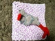 Плед вязаный детский из пряжи Alize Puffy color ручной работы Handmade - изображение 7