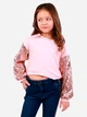 Подростковый свитшот для девочки Purpurino 5075 140 см Розовый (4820165310976) - изображение 4