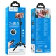 Монопод-трипод HOCO K21 Stream aluminum alloy live broadcast holder 1.37m Black - зображення 10