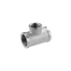 Трійник перехідний латунний LexLine 3/4"×1/2"×3/4" (В×В×В), нікельований, PN10 - зображення 1