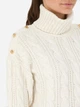 Светр в'язаний жіночий Pierre Cardin G022SZ0TK-000-1732721 (krem) M Кремовий (8683856388397) - зображення 7