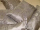 Комплект декоративних подушок Firanka Damask 41х28см 3шт 41х22см 1шт 23х30 см1шт сірий (п_0424) - зображення 4
