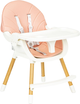 Стільчик для годування EcoToys 2 в 1 рожевий (HA-004 PINK) (5903769972203) - зображення 1