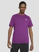 Футболка хлопковая длинная мужская Nike M Nsw Club Tee AR4997-504 S Фиолетовая (196977817540) - изображение 1