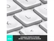 Клавіатура Logitech MX Keys Mini Minimalist US Pale Grey (920-010499) - зображення 8