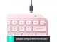 Клавіатура Logitech MX Keys Mini Wireless Illuminated US Rose (920-010500) - зображення 5