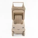 Візок DOLONI TOYS для ляльок і пупсів з кошиком ECO бежевий (01540/02eco) - зображення 2