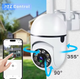Беспроводная IP-камера 2.4G PTZ WIFI 2K IP Camera V360 с удаленным доступом + блок питания White - изображение 5