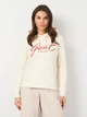 Худи женское GANT Reg Script Hoodie 4201252-130 XS Белое (7325707719356) - изображение 1