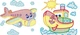Водна розмальовка Crystal Book з кольоровим контуром "Великі машини" укр - зображення 2
