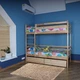 Двоярусне дерев'яне ліжко для підлітка з ящиками Sportbaby 190х80 см лакована babyson 4 - зображення 2