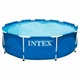 Каркасный круглый бассейн Intex Metal Frame 4485 л 305х76 см 28200 NP - изображение 1
