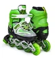 Детские раздвижные ролики 34-37 Happy Light green подсветка колеса - изображение 1