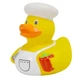 Стильная тематическая резиновая уточка FunnyDucks "Повар" L1898 - изображение 2