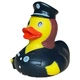 Стильная тематическая резиновая уточка FunnyDucks "Полицейская UA" L1885 - изображение 1