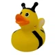 Стильна тематична гумова качечка FunnyDucks "Бджілка" L1890 - зображення 1