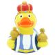Стильна тематична гумова качечка FunnyDucks "Король" L1840 - зображення 1