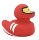 Стильна тематична гумова качечка FunnyDucks "Гонщик" L1869 - зображення 2