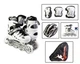 Детские раздвижные ролики 34-37 с комплектом защиты и шлемом Scale Sports White подсветка переднего колеса - изображение 1