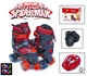Раздвижные ролики квады 34-37 с комплектом защиты и шлемом Spiderman Светящиеся колеса и шлем! - изображение 2
