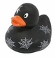 Стильна тематична гумова качечка FunnyDucks "Павутинка" L1153 - зображення 1