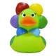 Стильная тематическая резиновая уточка FunnyDucks "Цветик-семицветик" L1857 - изображение 2