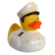 Стильная тематическая резиновая уточка FunnyDucks "Капитан" L1989 - изображение 1
