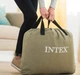 Велюровый надувной матрас для отдыха и сна Intex одинарный 99x191x25 см 64141 - изображение 5