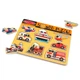 Звуковий пазл для малюків Melissa&Doug" Машинки" дерев'яні елементи - зображення 4