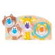 Пазл - вкладиш дерев'яний для малюків "Тварини сафарі" Melissa & Doug 3 елементи MD13439 - зображення 1