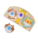 Пазл - вкладиш дерев'яний для малюків "Тварини сафарі" Melissa & Doug 3 елементи MD13439 - зображення 2