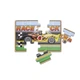 Дерев'яний пазл 4 в 1 Melissa&Doug Машинки 12х4 елементів 15х20 см MD3794 - зображення 4