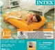 Велюровый надувной матрас Intex Junior детский одноместный 157x88x18 см для сна и отдыха желтый 66803Yellow - изображение 5