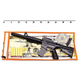 Игрушечный автомат Golden Gun М-16 на мягких поролоновых пулях с мишенью 910 - изображение 5