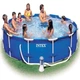 Каркасный круглый бассейн Intex Metal Frame Pool на 4495 л 305х76 см с насос-фильтром 28202 NP - изображение 3